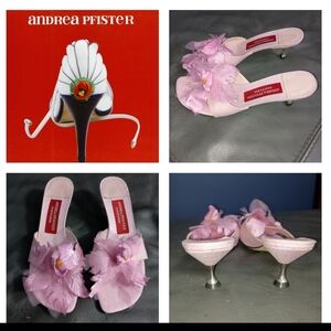 Andrea Pfister Couture Vintage 90s Kitten Heels